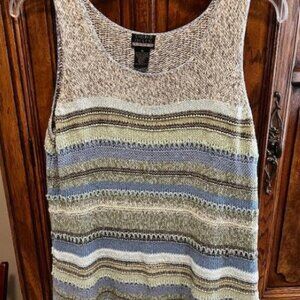 Striped Knit Tank Top